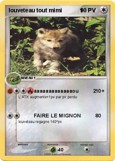 Pokemon louveteau tout mimi           1