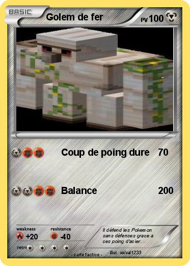 Pokemon Golem de fer
