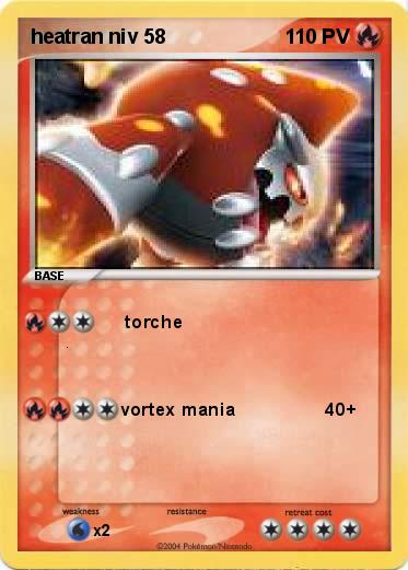 Pokemon heatran niv 58