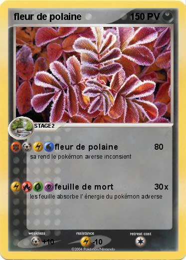 Pokemon fleur de polaine