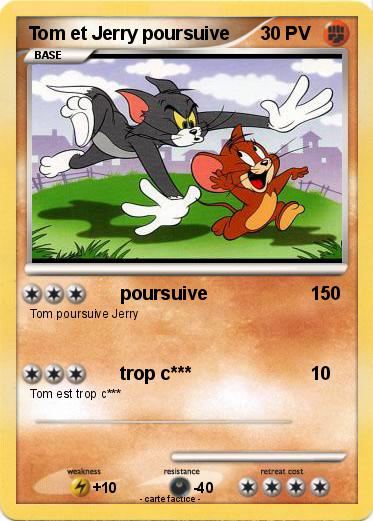 Pokemon Tom et Jerry poursuive