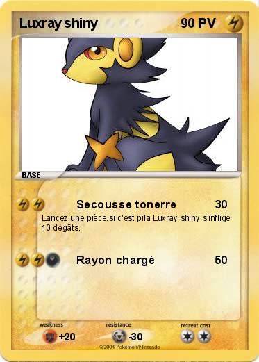 Pokemon Luxray shiny