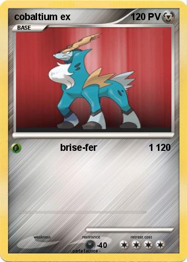 Pokemon cobaltium ex