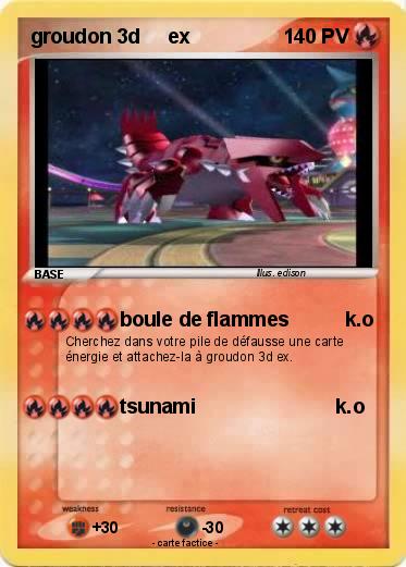 Pokemon groudon 3d     ex