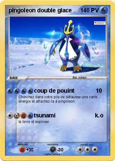Pokemon pingoleon double glace
