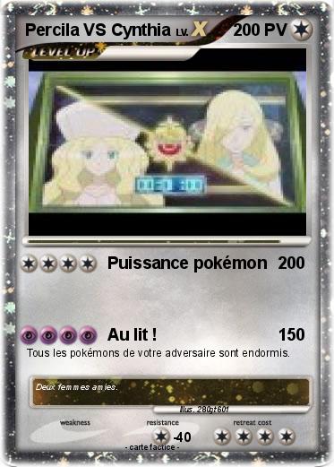 Pokemon Percila VS Cynthia