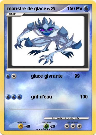 Pokemon monstre de glace