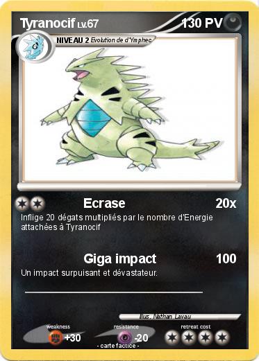 Pokemon Tyranocif