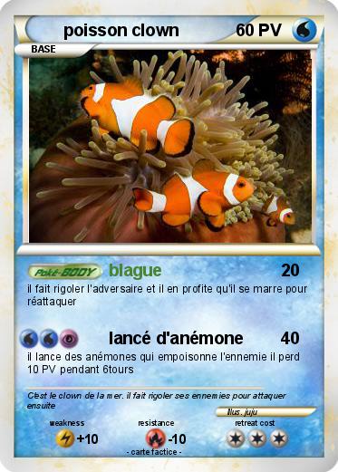 Pokemon poisson clown