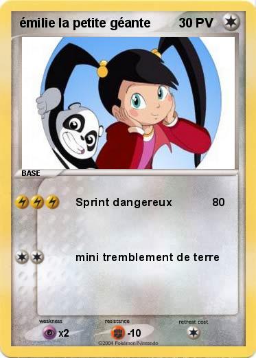 Pokemon émilie la petite géante