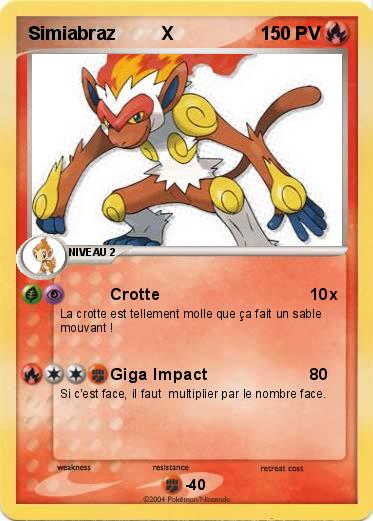 Pokemon Simiabraz         X