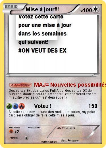 Pokemon Mise à jour!!!