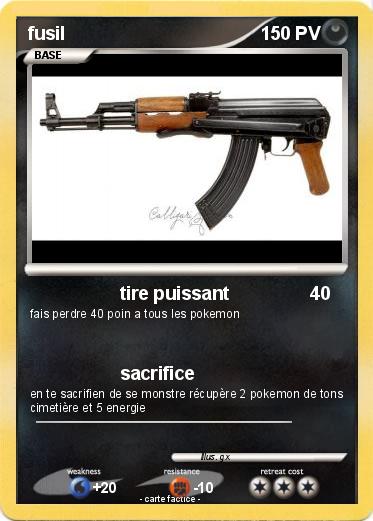 Pokemon fusil