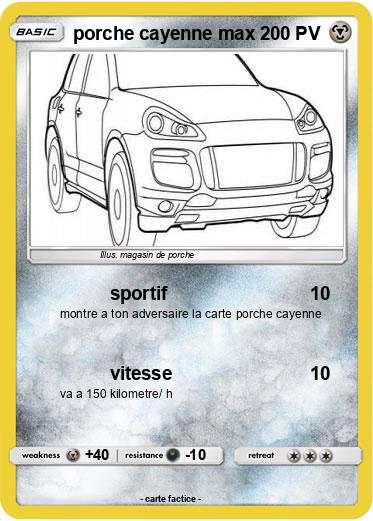 Pokemon porche cayenne max