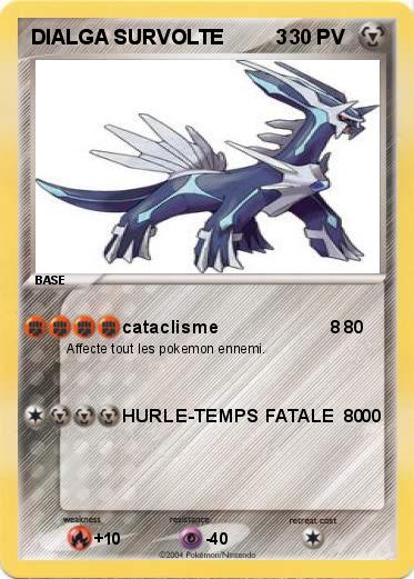 Pokemon DIALGA SURVOLTE         3