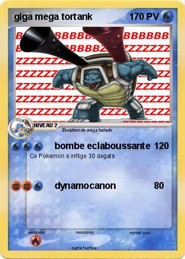 Pokemon giga mega tortank