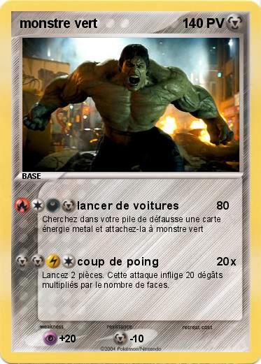Pokemon monstre vert