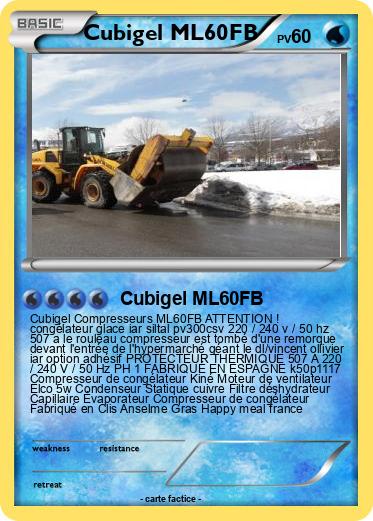 Pokemon Cubigel ML60FB