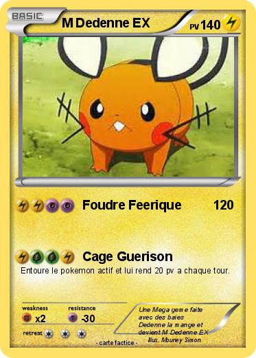 Pokemon M Dedenne EX