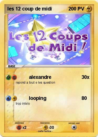 Pokemon les 12 coup de midi