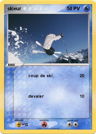 Pokemon skieur