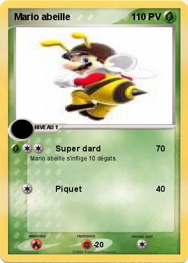 Pokemon Mario abeille