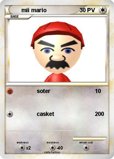 Pokemon mii mario