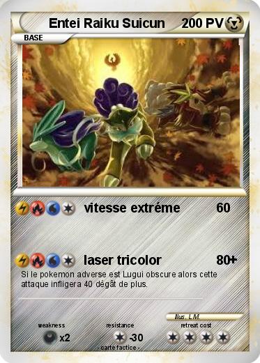 Pokemon Entei Raiku Suicun