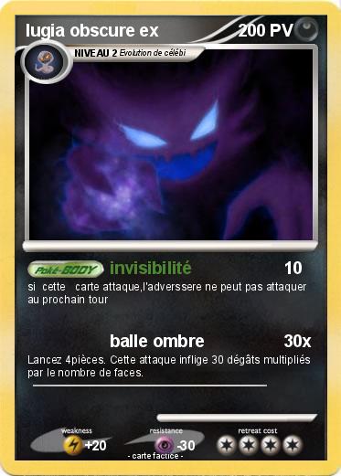 Pokemon lugia obscure ex