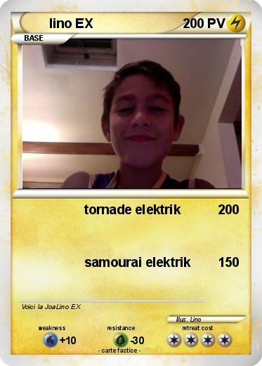Pokemon lino EX