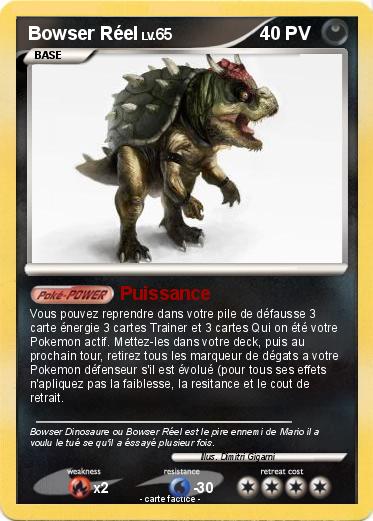 Pokemon Bowser Réel