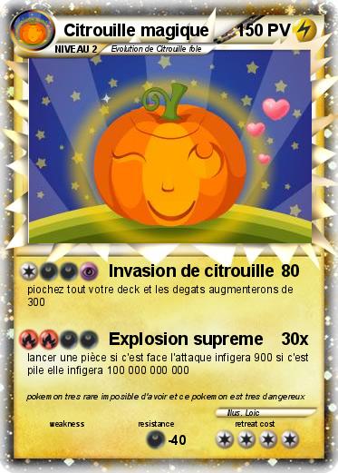 Pokemon Citrouille magique