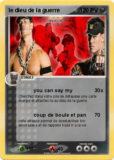 Pokemon le dieu de la guerre