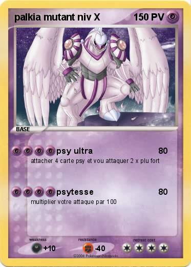Pokemon palkia mutant niv X