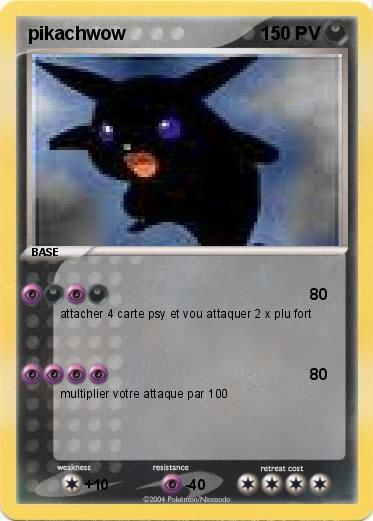 Pokemon pikachwow