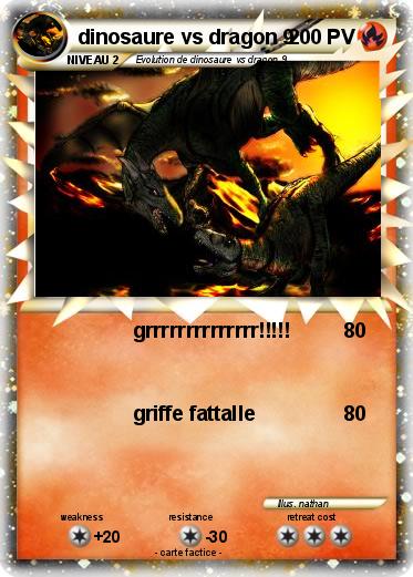 Pokemon dinosaure vs dragon 9
