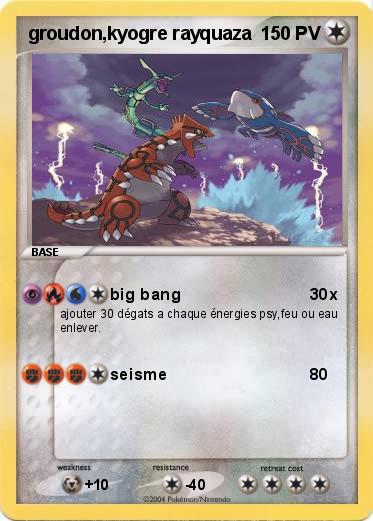 Pokemon groudon,kyogre rayquaza