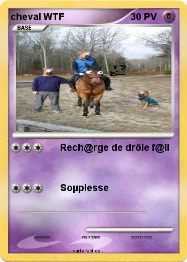 Pokemon cheval WTF