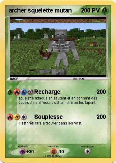 Pokemon archer squelette mutan