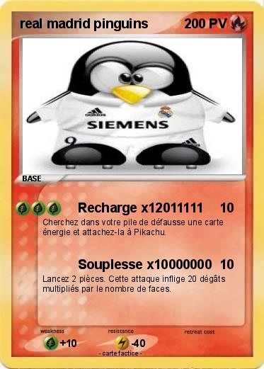 Pokemon real madrid pinguins