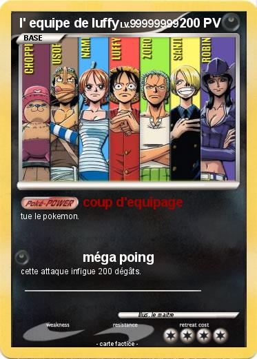 Pokemon l' equipe de luffy