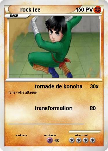 Pokemon rock lee