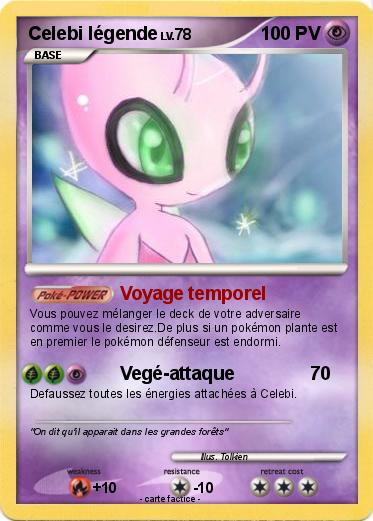 Pokemon Celebi légende