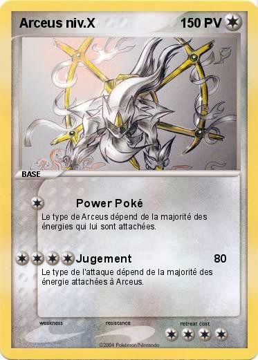 Pokemon Arceus niv.X
