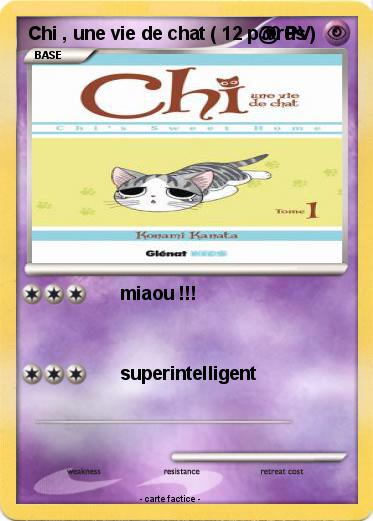 Pokemon Chi , une vie de chat ( 12 p@rus )