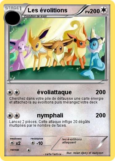 Pokemon Les évolitions