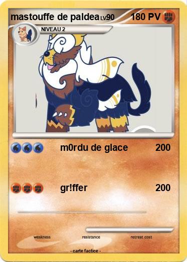Pokemon mastouffe de paldea