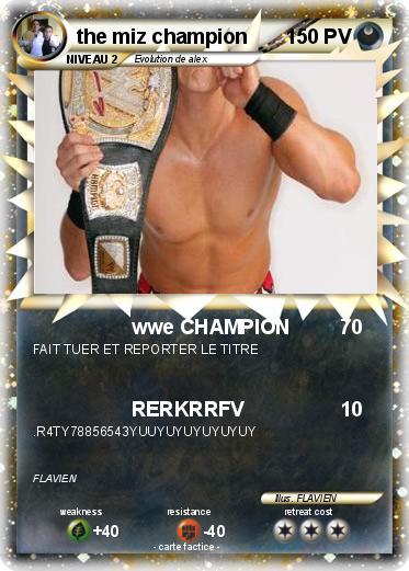 Pokemon the miz champion
