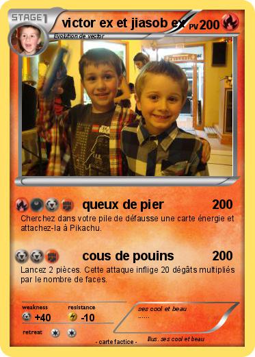 Pokemon victor ex et jiasob ex
