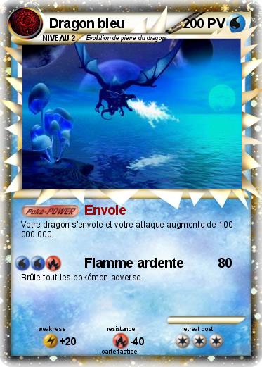 Pokemon Dragon bleu